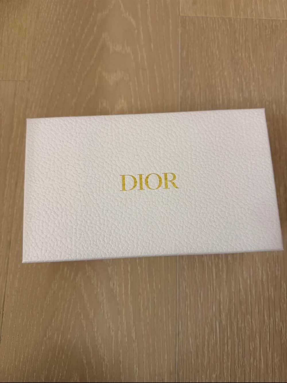 Dior White Box with Gold Logo - Women’s Accessories